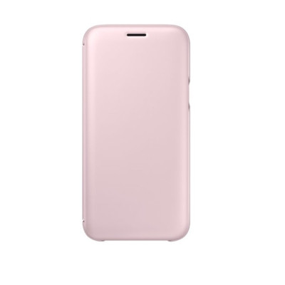 Кожени калъфи Кожени калъфи за Samsung  Луксозен калъф тефтер FLIP WALLET оригинален EF-WJ530CPEGWW за Samsung Galaxy J5 2017 J530F розов / pink